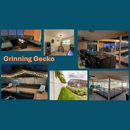 Grinning Gecko 3Bdr2Bath Heated Salt Pool Indooroutdoor Kitchen Putting Green Bocce Court Sheshed Within 6 Miles Of Ami